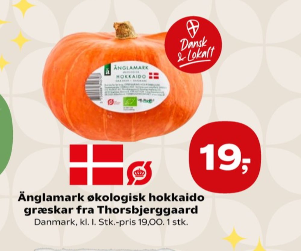 Änglamark, Hokkaidogræskar