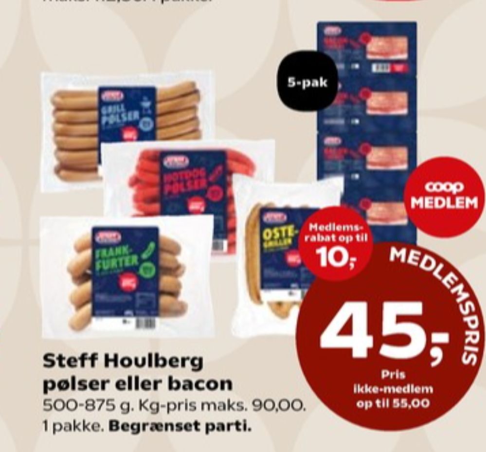 Steff Houlberg, Baconskiver
