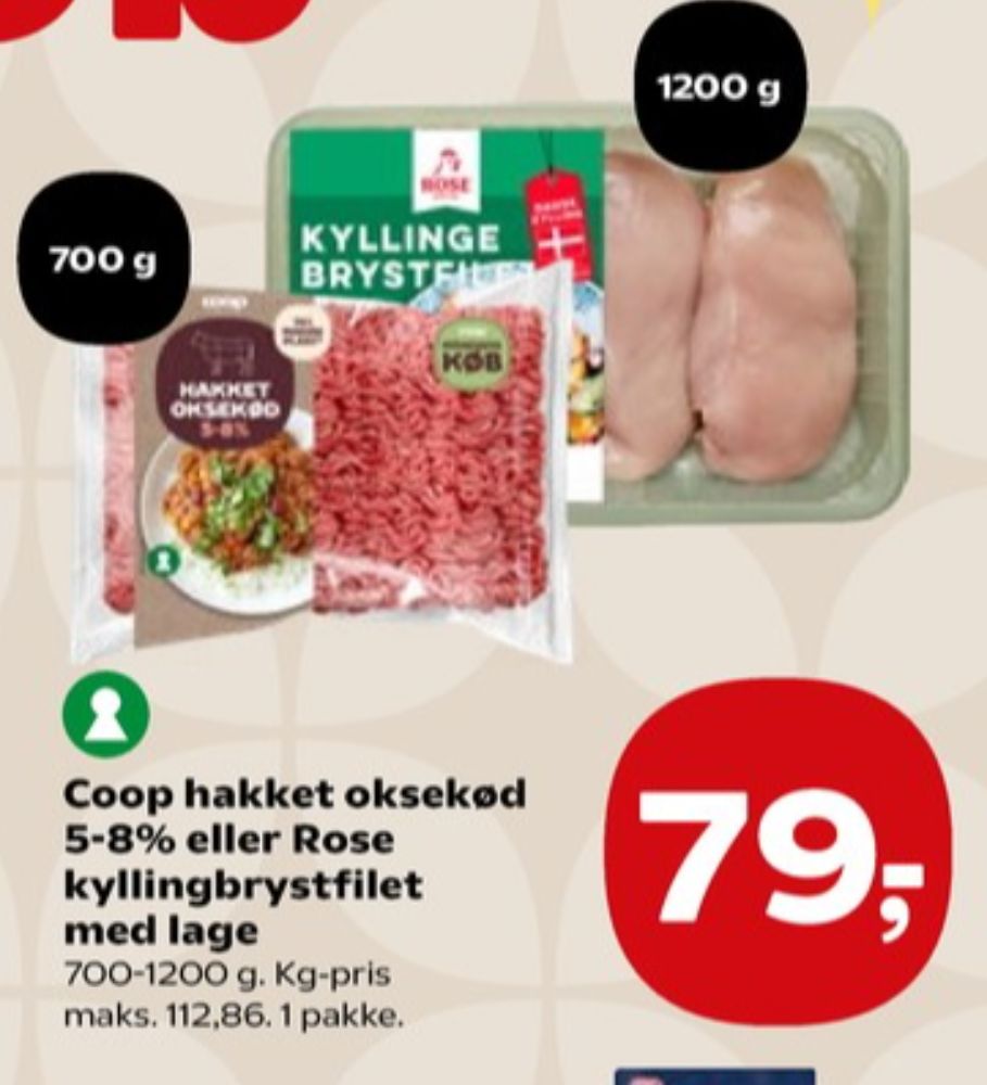 Rose, Kyllingebrystfilet