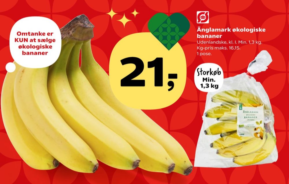 Änglamark, Bananer
