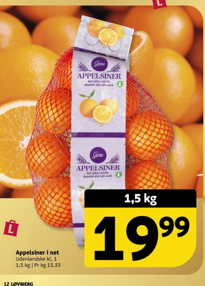 Gestus, Appelsiner