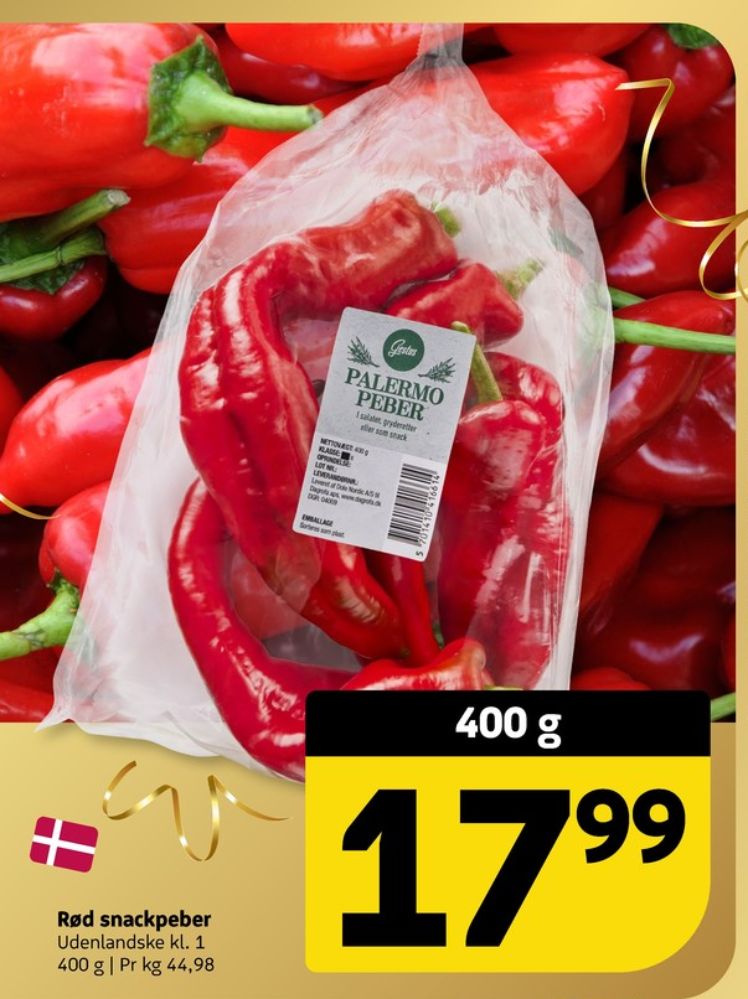 Gestus, Peberfrugt