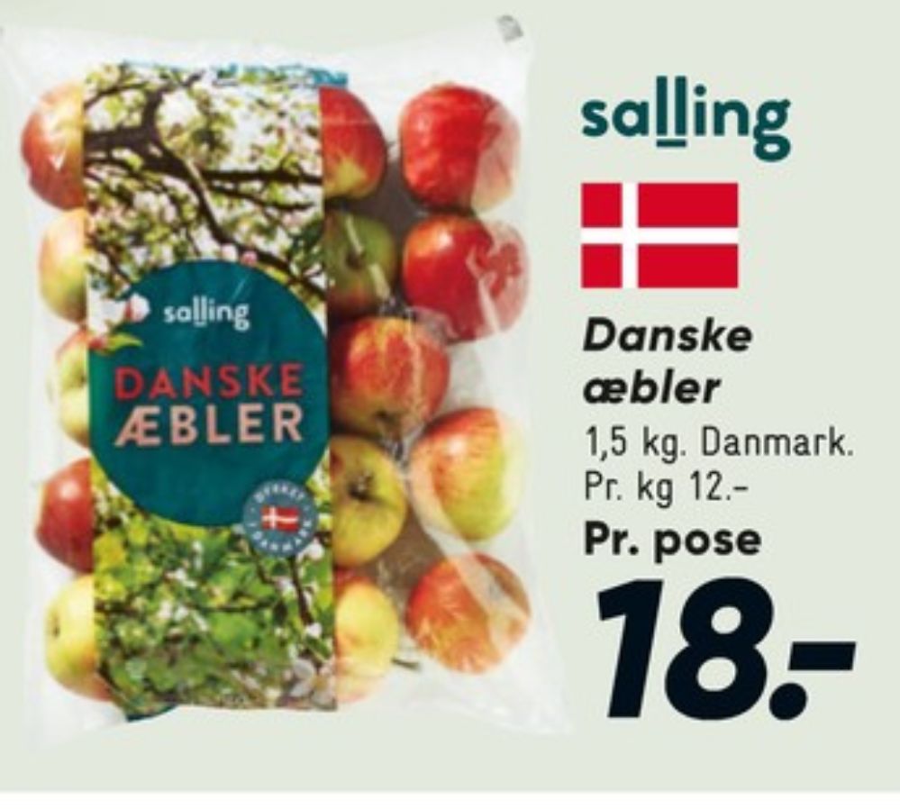 Salling, Æbler