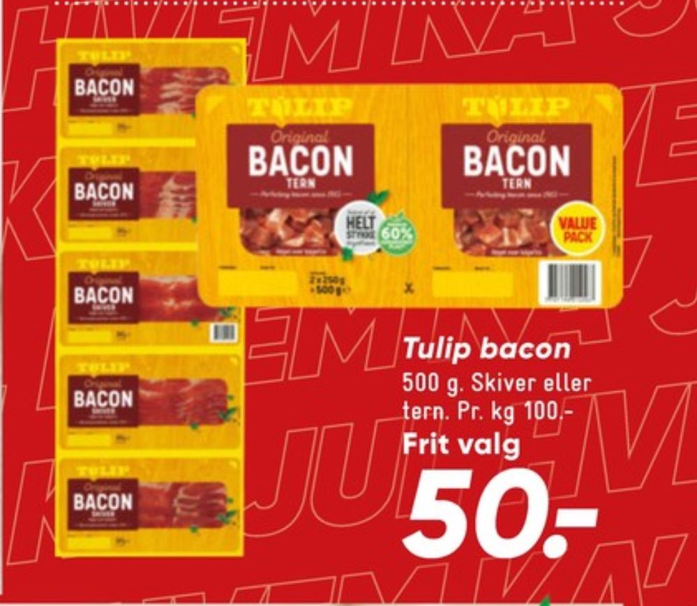 Tulip, Bacontern