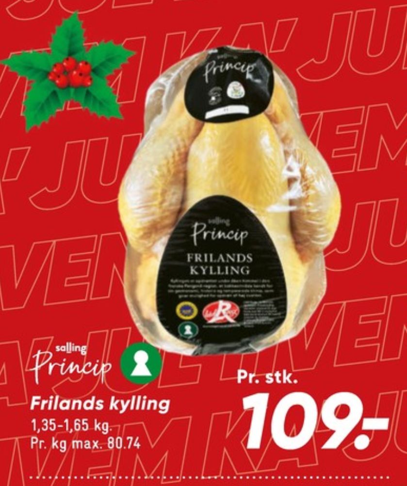 Salling Princip, Kylling