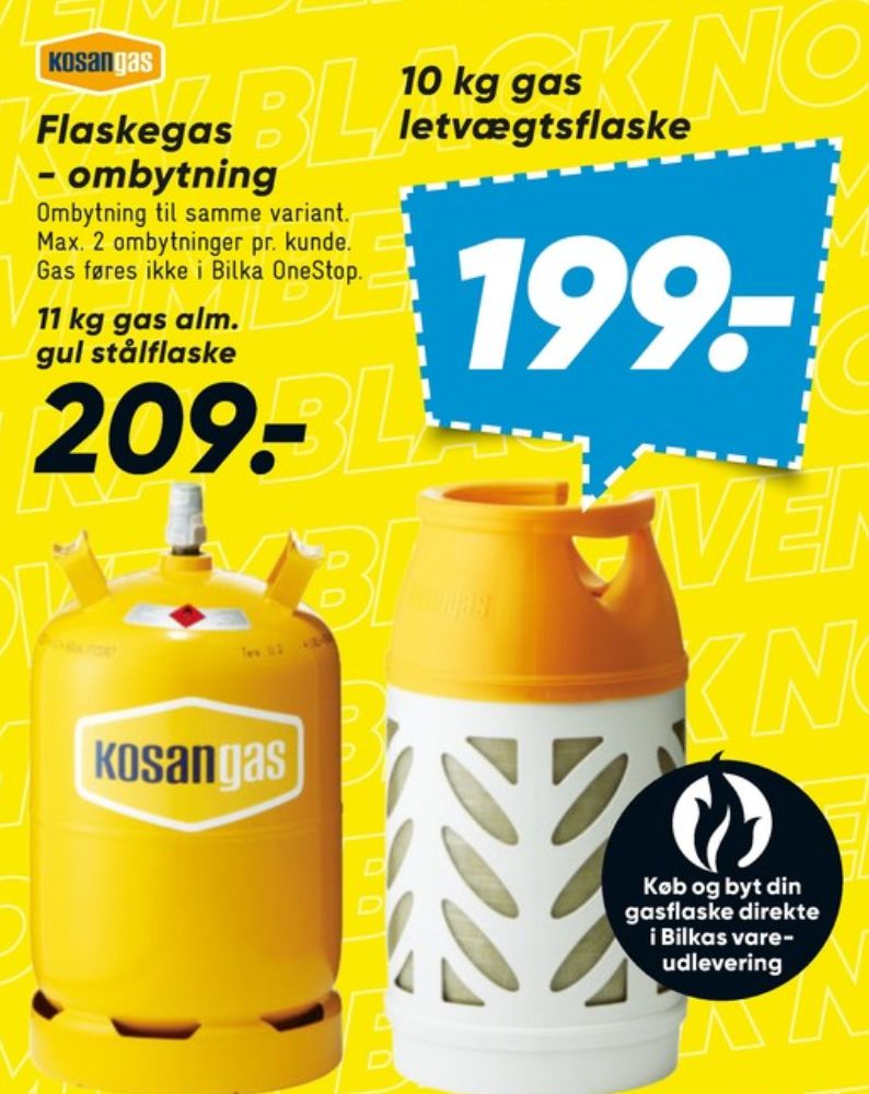 Kosan, Gasflaske