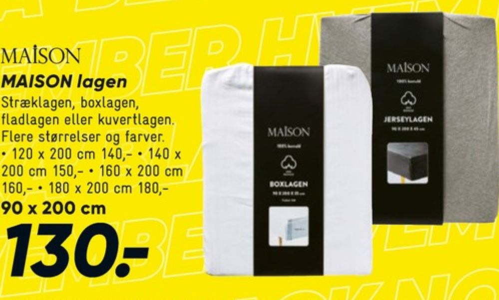 Maison, Lagen