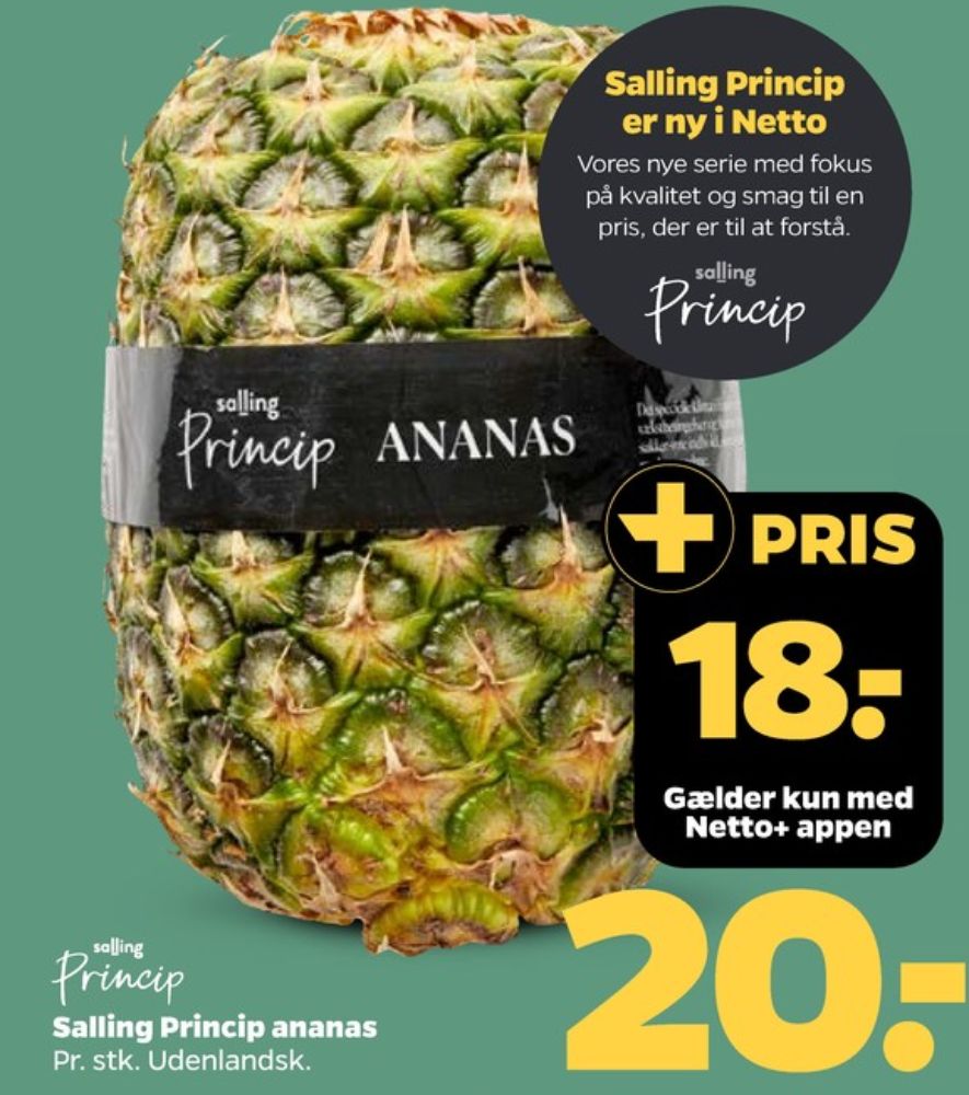 Salling Princip, Ananas