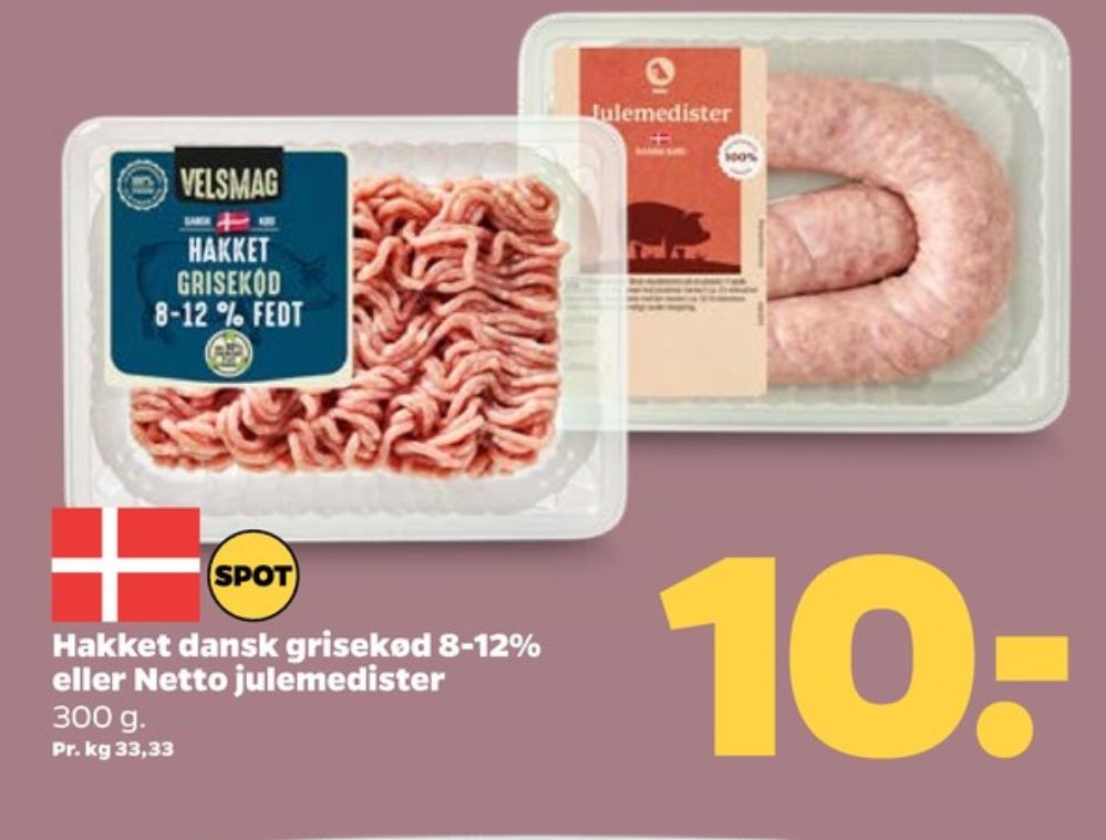 Netto, Medister