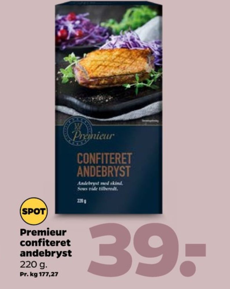 Premieur, Confiteret Andebryst