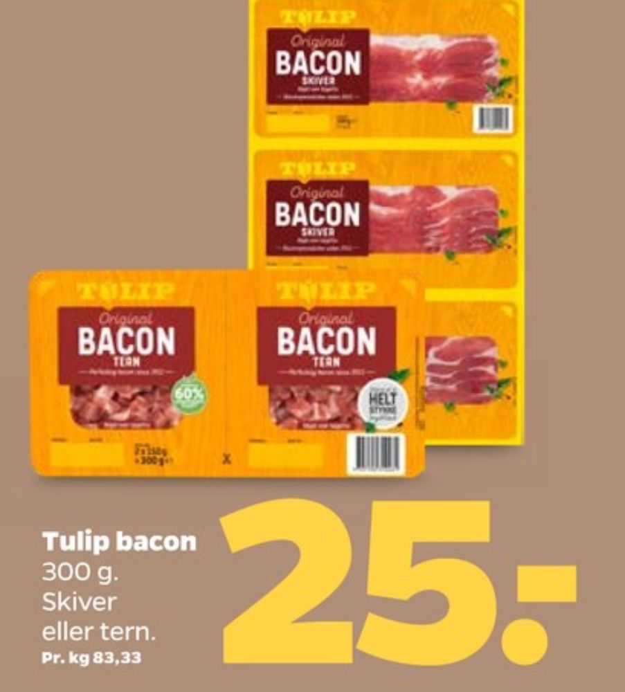 Tulip, Baconskiver