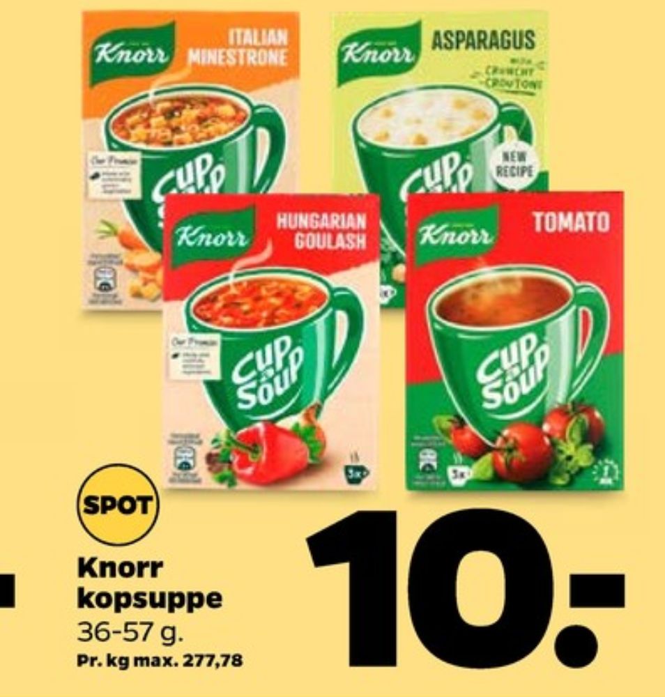 Knorr Koppen Cup a Soup, Aspargessuppe