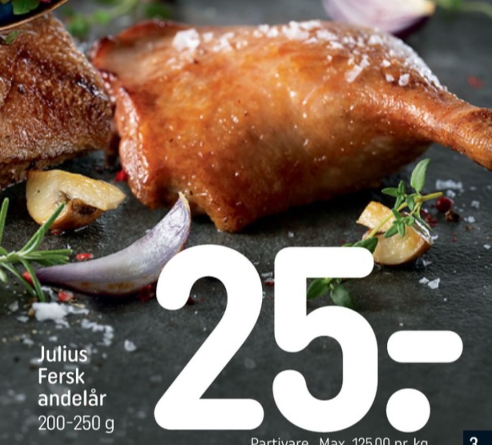 Julius, Andelår