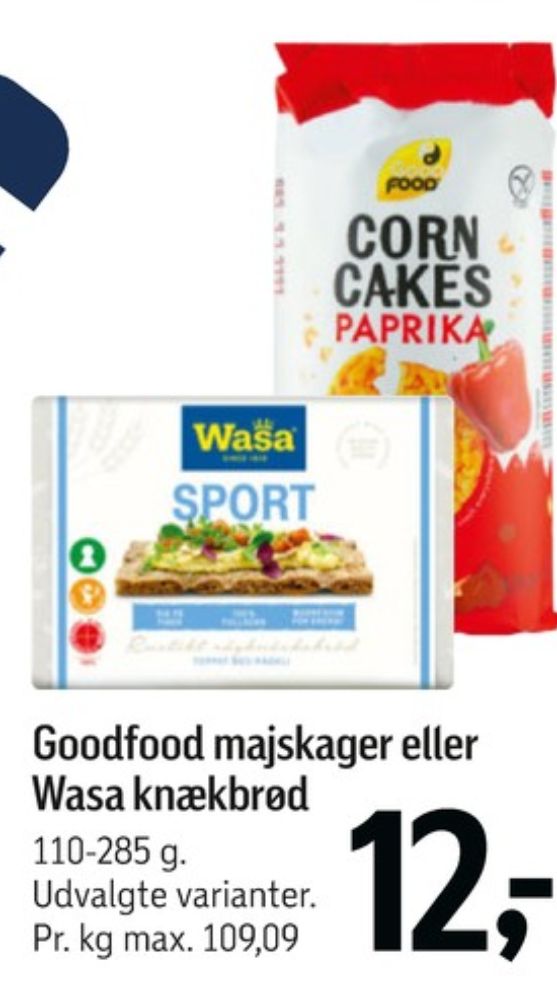 Wasa, Sport knækbrød