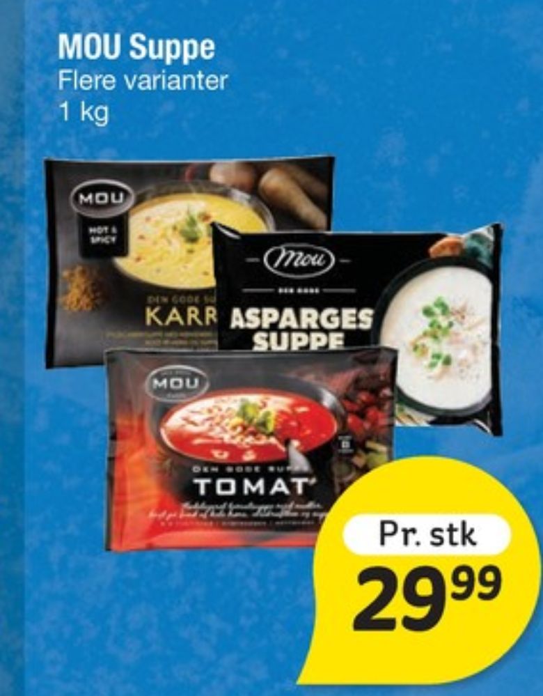 Mou, Aspargessuppe