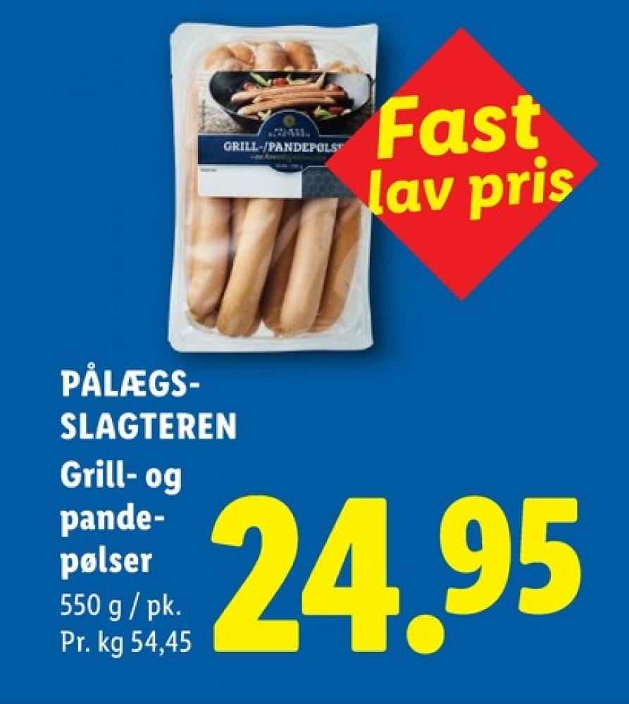 Pålægsslagteren, Grillpølser