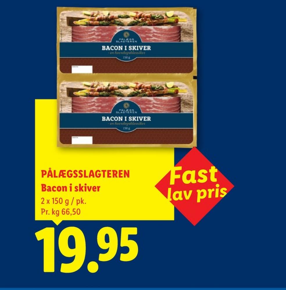 Pålægsslagteren, Baconskiver