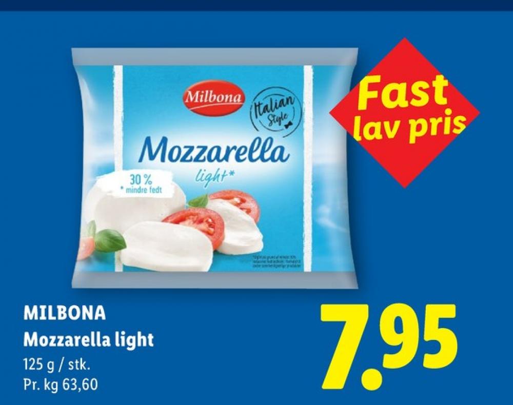 Milbona, Mozzarella Light