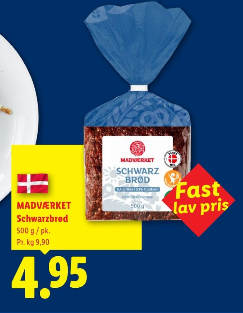 Madværket, Schwarzbrød