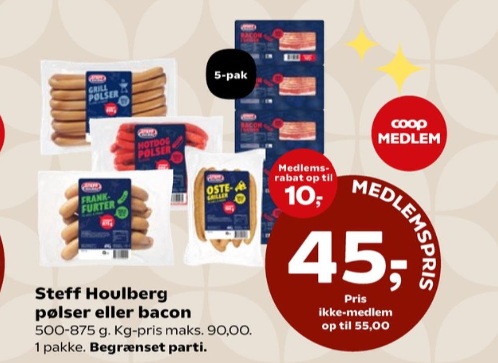Steff Houlberg, Baconskiver