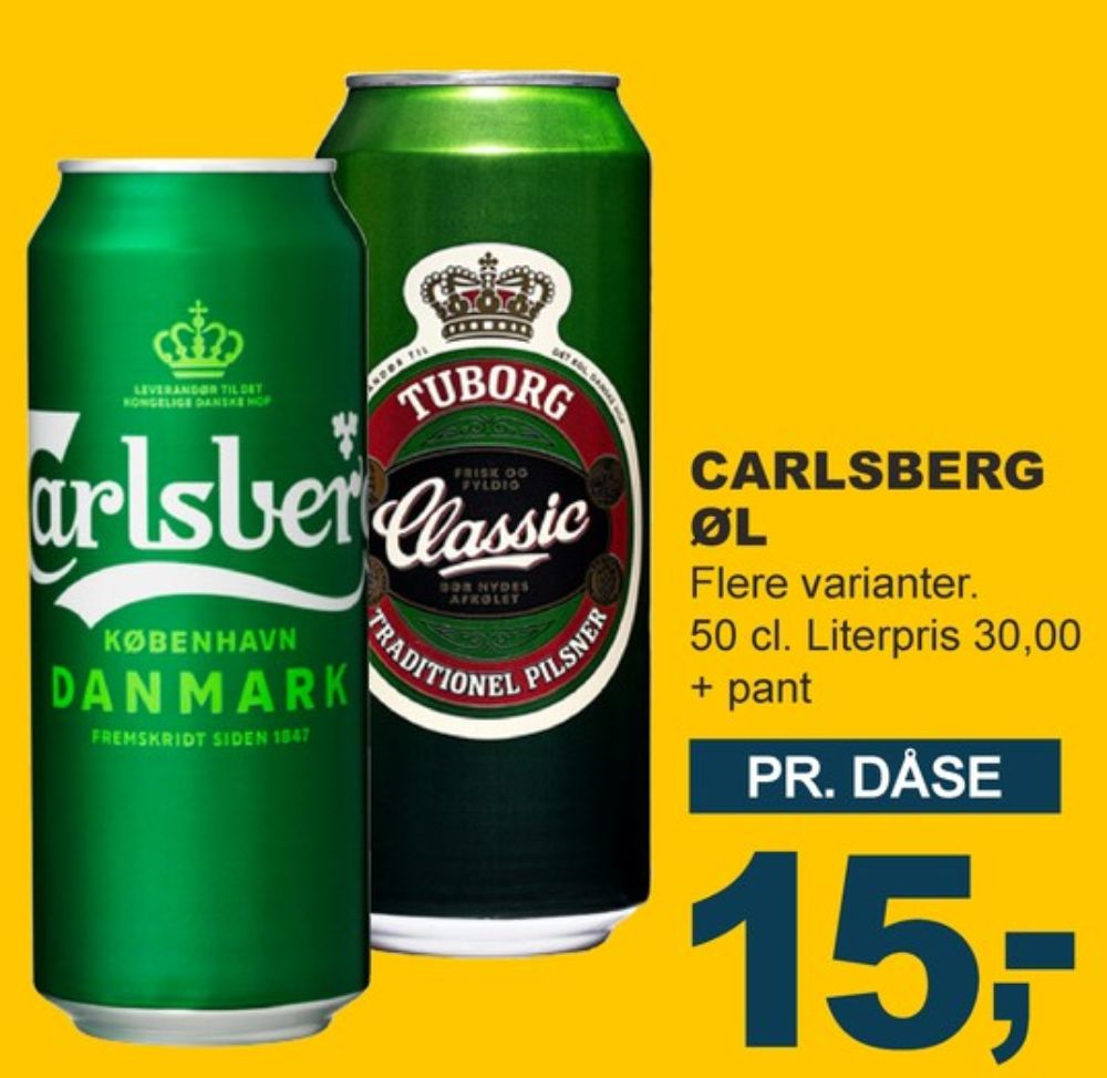 Carlsberg Pilsner, Øl