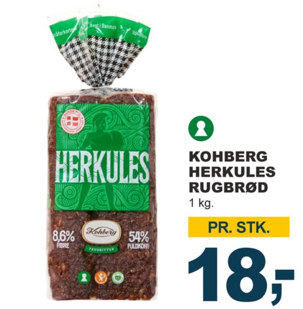 Kohberg Herkules, Rugbrødsskiver