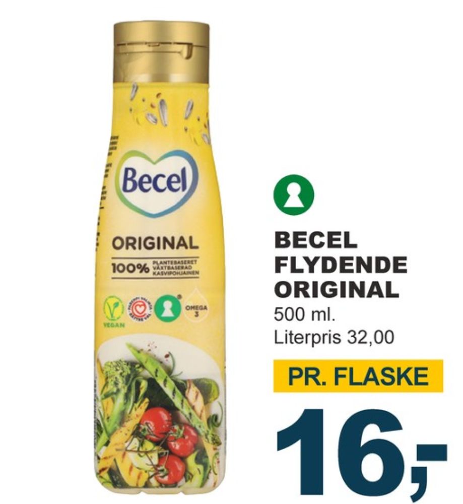 Becel, Margarine - flydende original