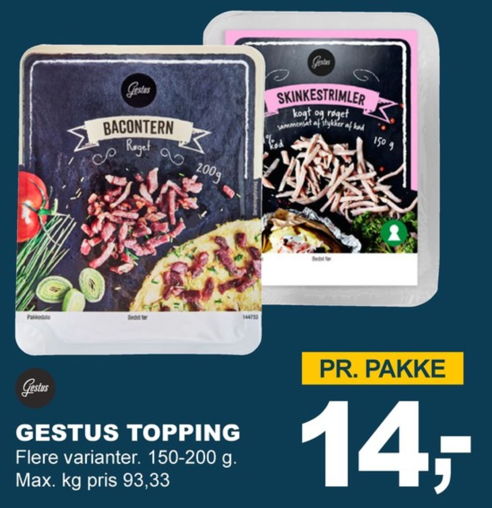 Gestus, Skinkestrimler