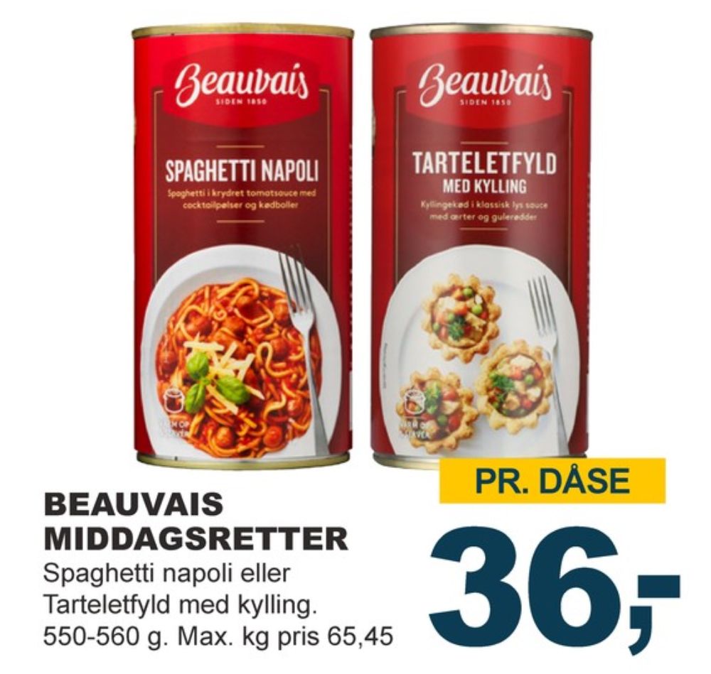 Beauvais, Spaghetti Napoli