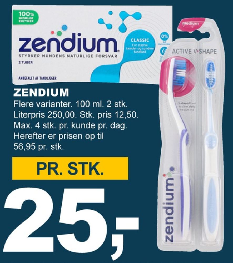Zendium, Tandbørste