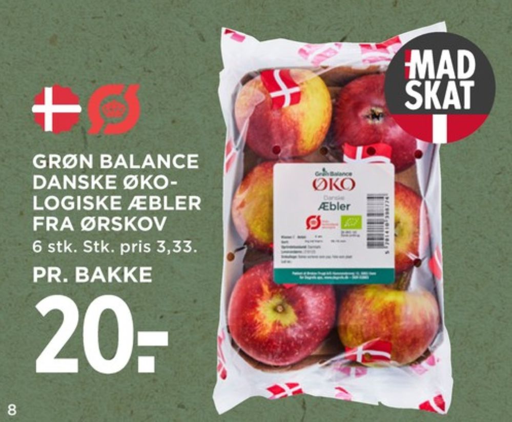 Grøn Balance, Æbler