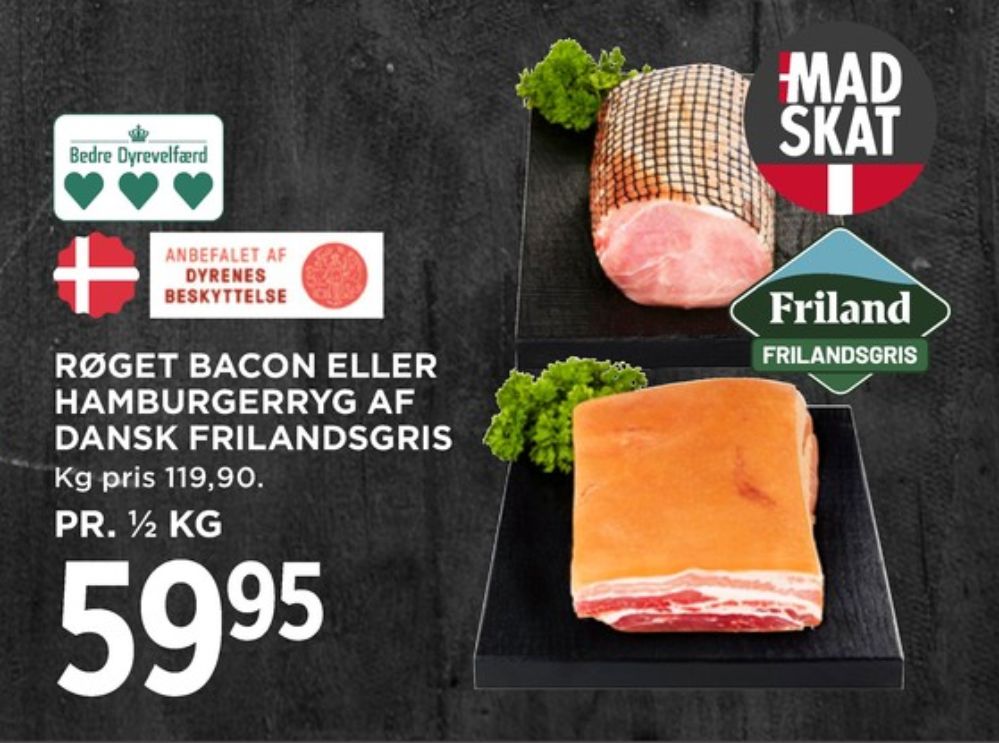 FRILAND Frilandsgris, Bacon