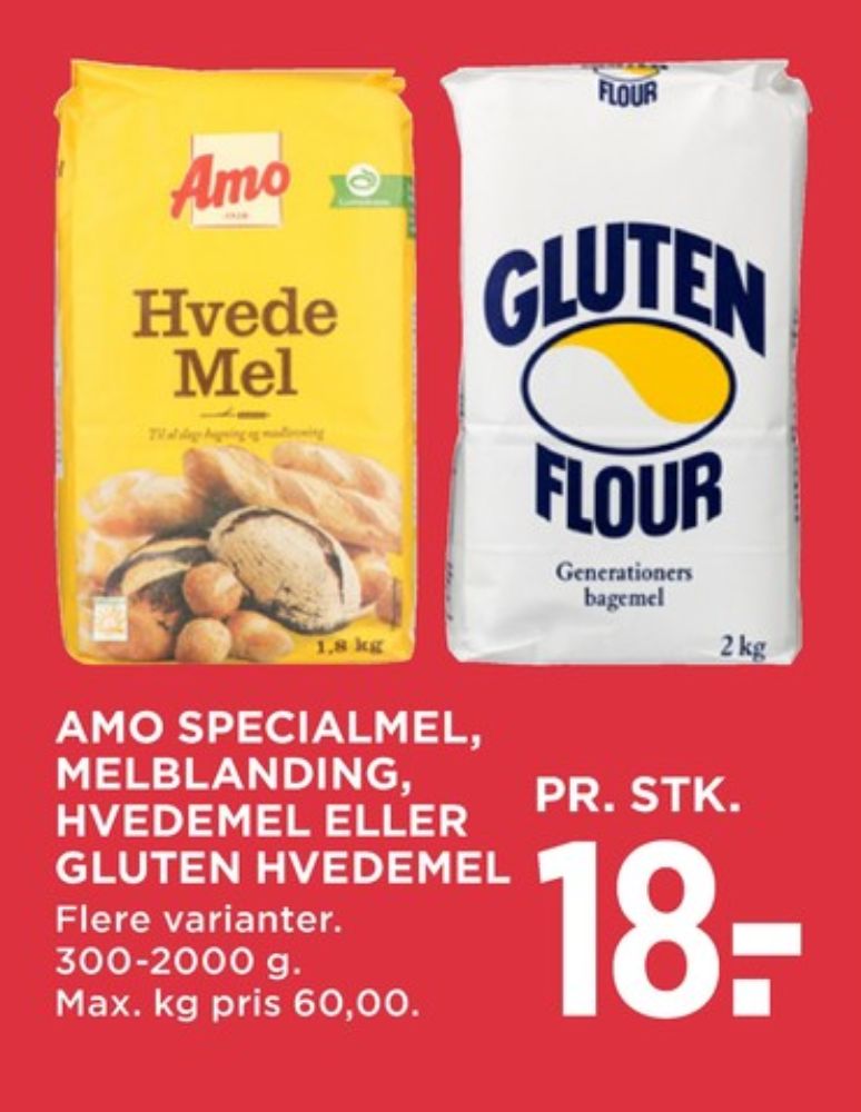 Gluten Flour, Hvedemel