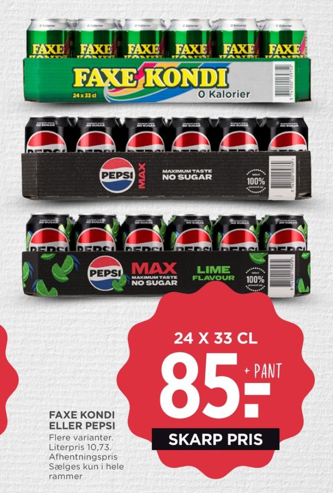 Pepsi Max, Cola 24 pk.