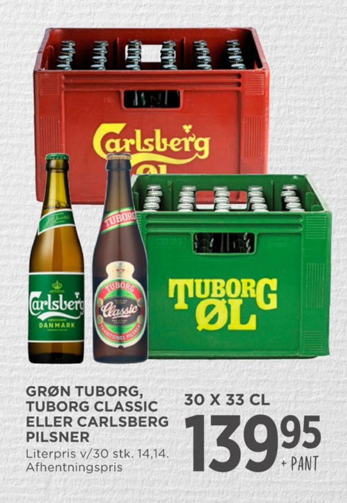 Tuborg Grøn, Øl