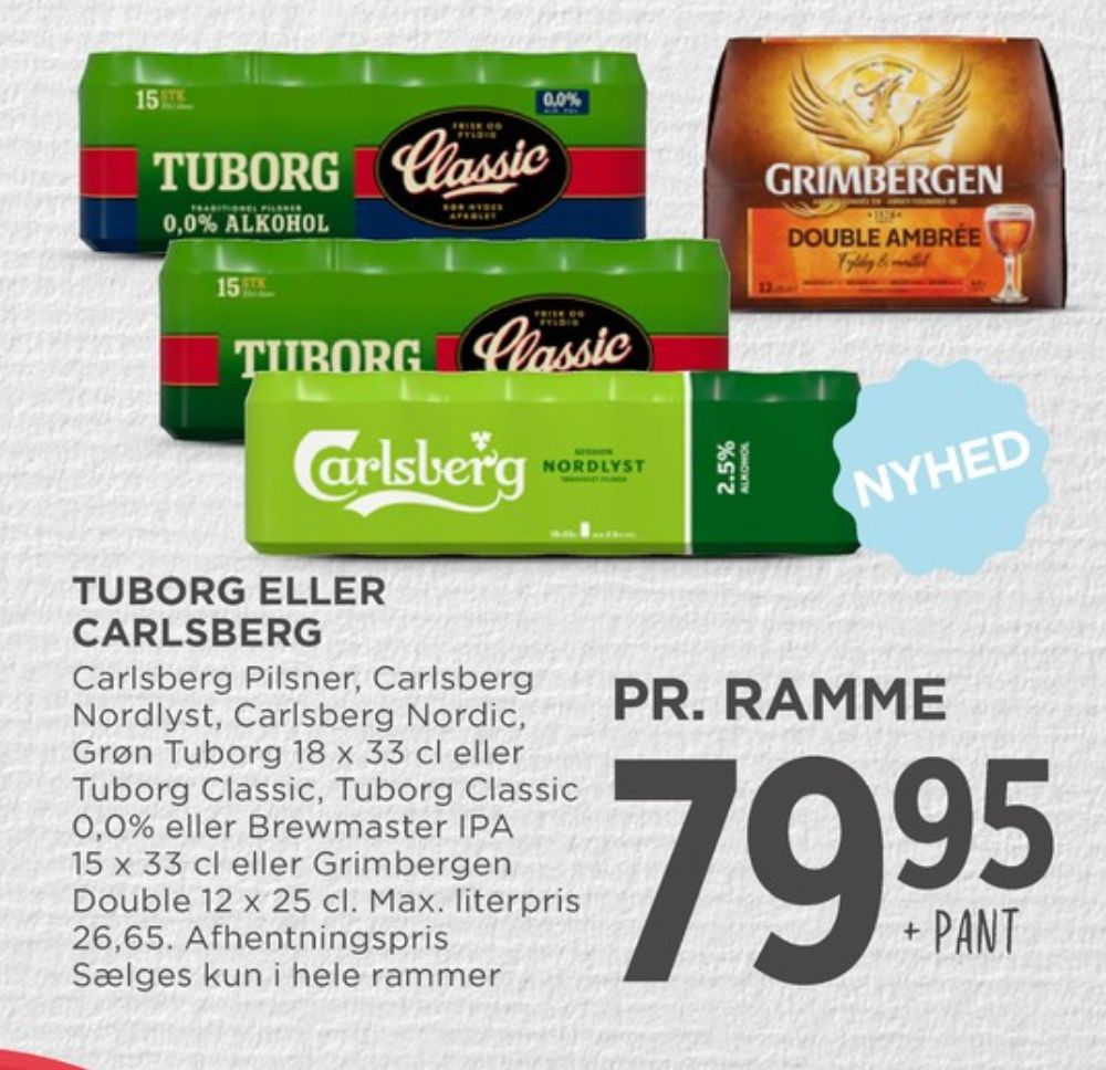 Tuborg Grøn, Øl 18 pk.