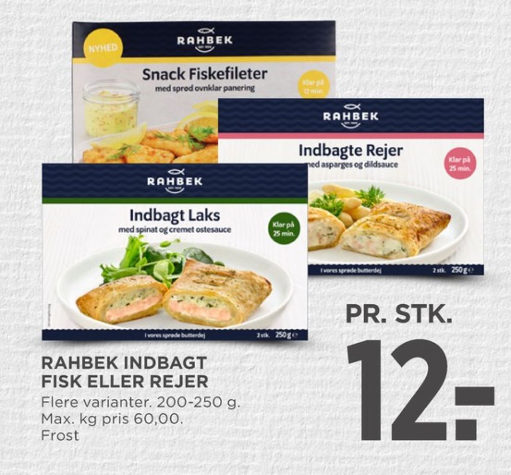 Rahbek, Indbagte Rejer med Asparges og Dildsauce
