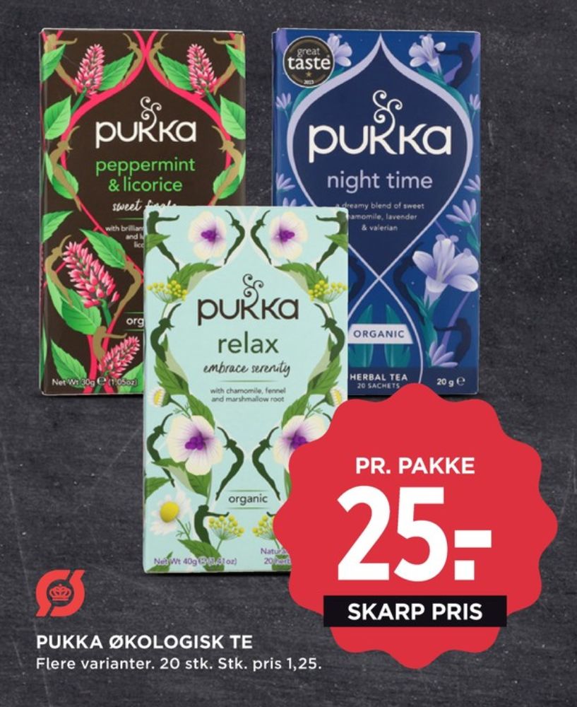 Pukka, Relax Tebreve