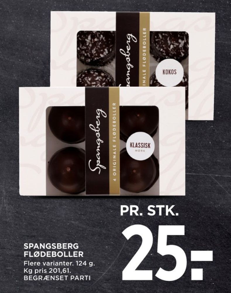 Spangsberg, Flødeboller Kokos