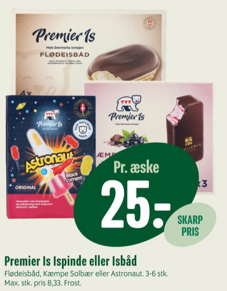 Premier, Astronaut ispinde