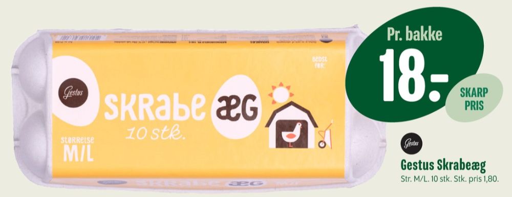 Gestus, Skrabeæg M/L