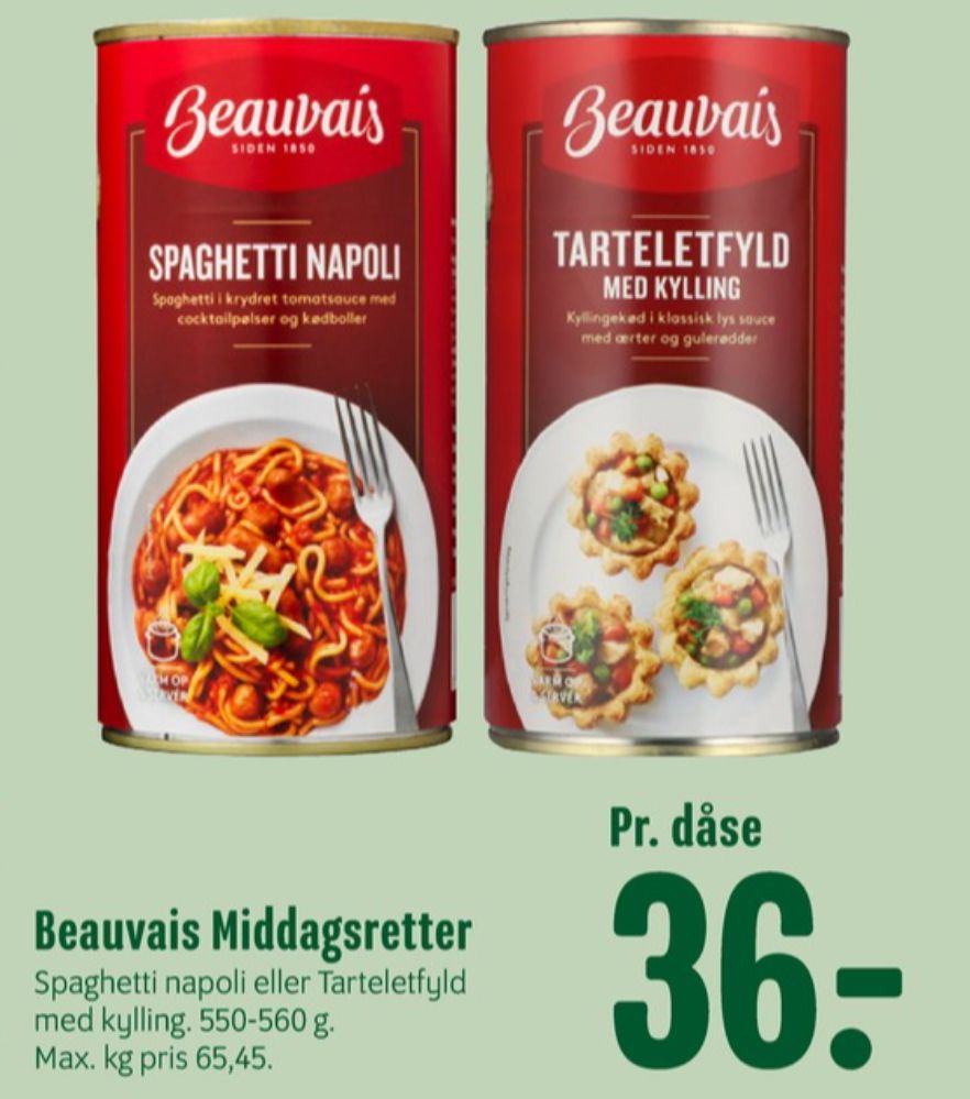 Beauvais, Spaghetti Napoli