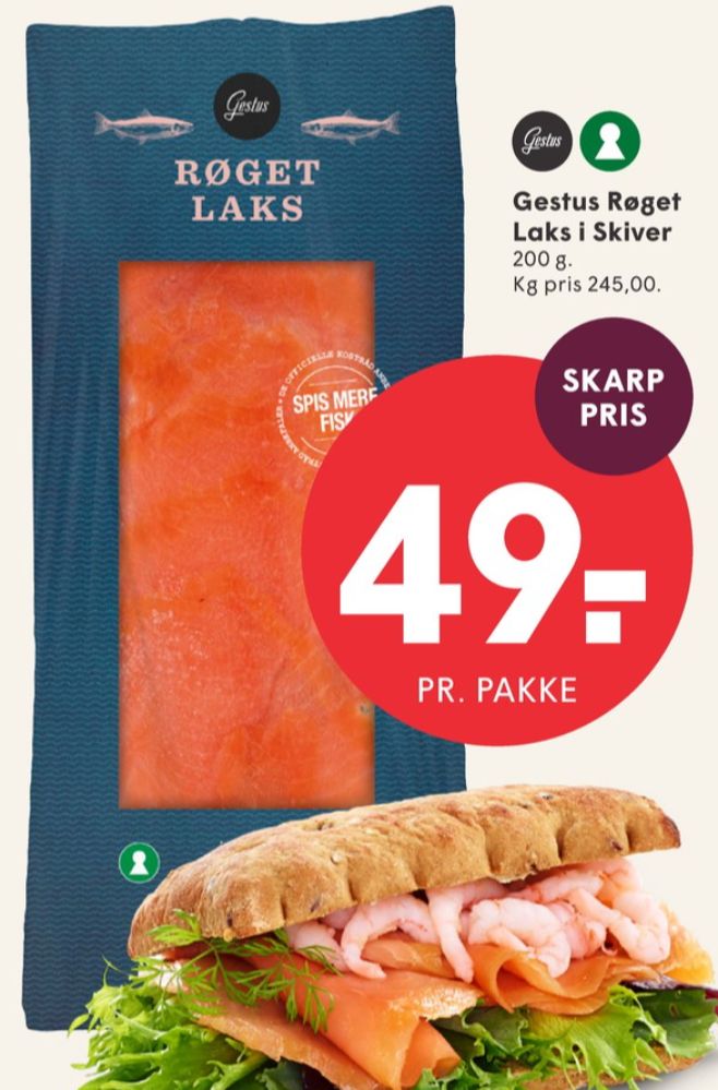 Gestus, Laks i skiver