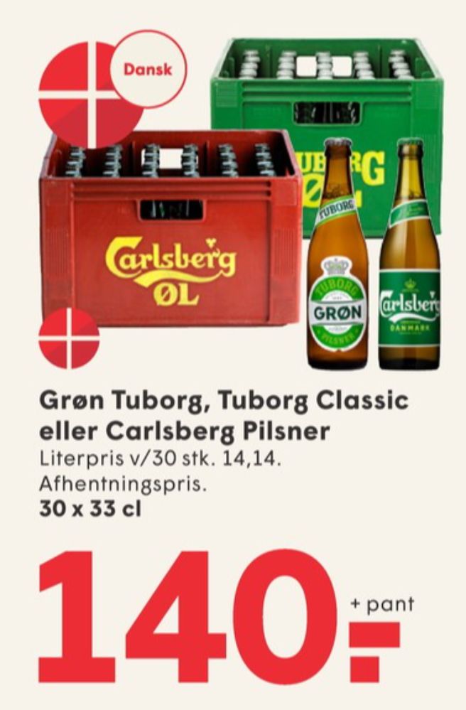 Tuborg Classic, Øl