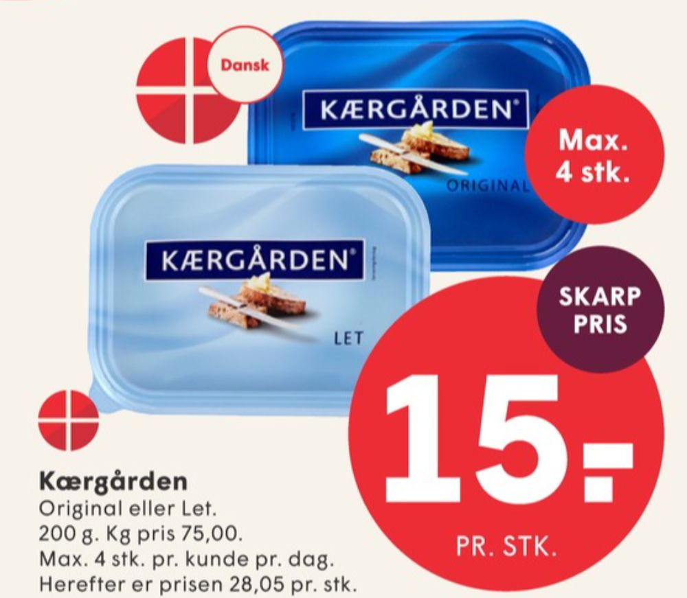 Kærgården, Smørbar Let