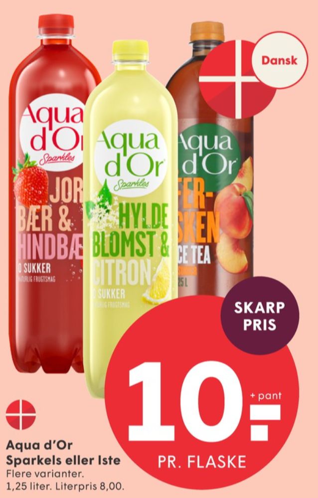 Aqua d'Or Fersken, Ice Tea Fersken