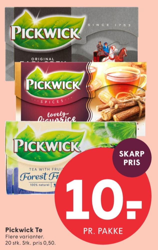 Pickwick, Liquorice Tebreve