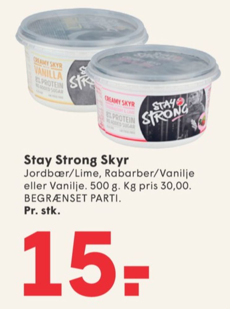 Stay Strong, Vanilje Skyr 