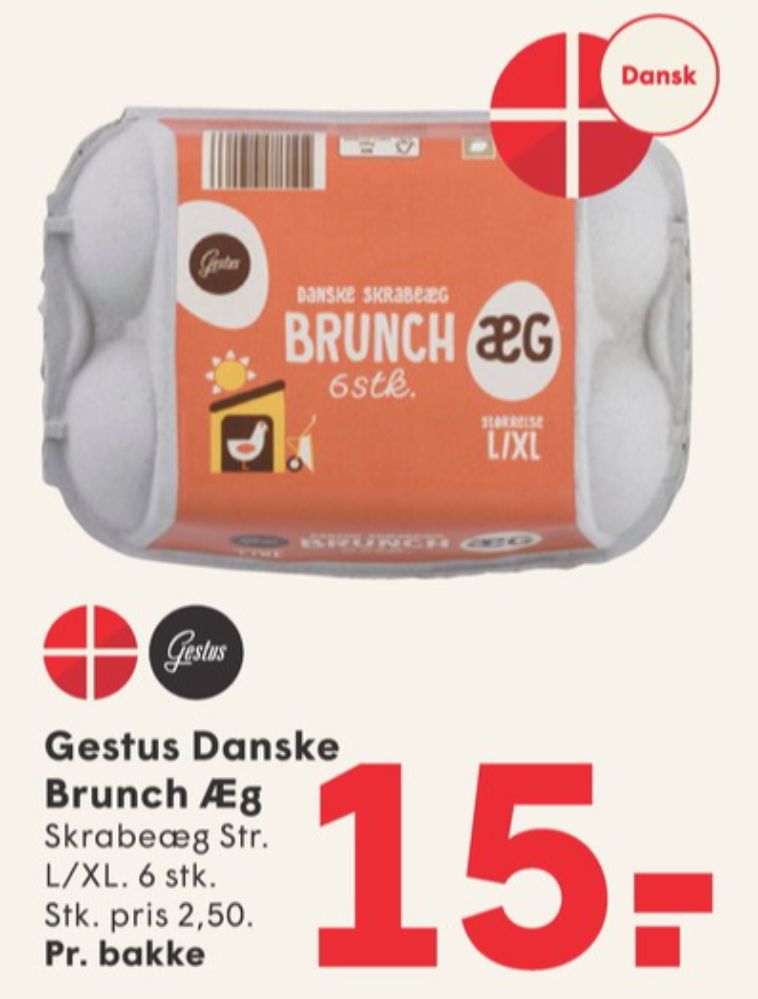 Gestus, Brunch æg L/XL