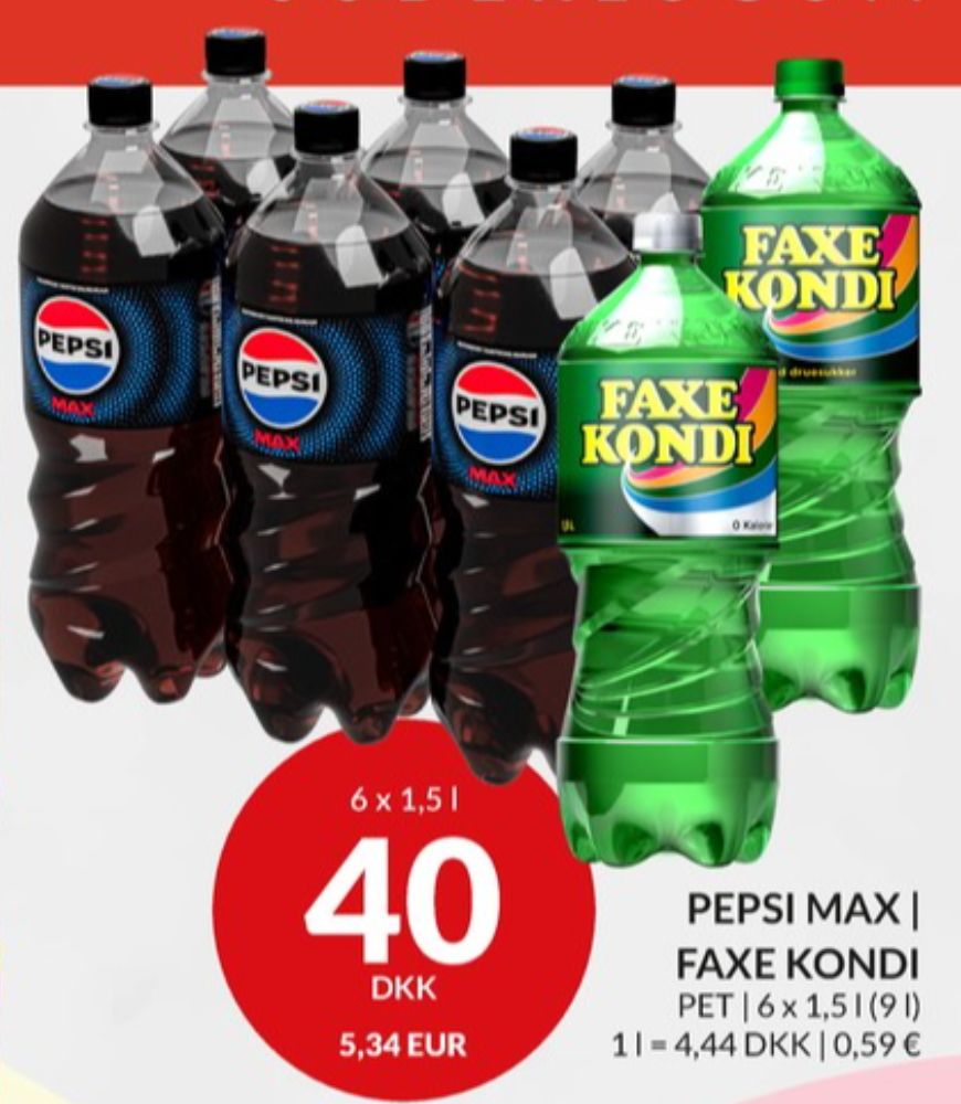 Pepsi Max, Cola 6 pk.